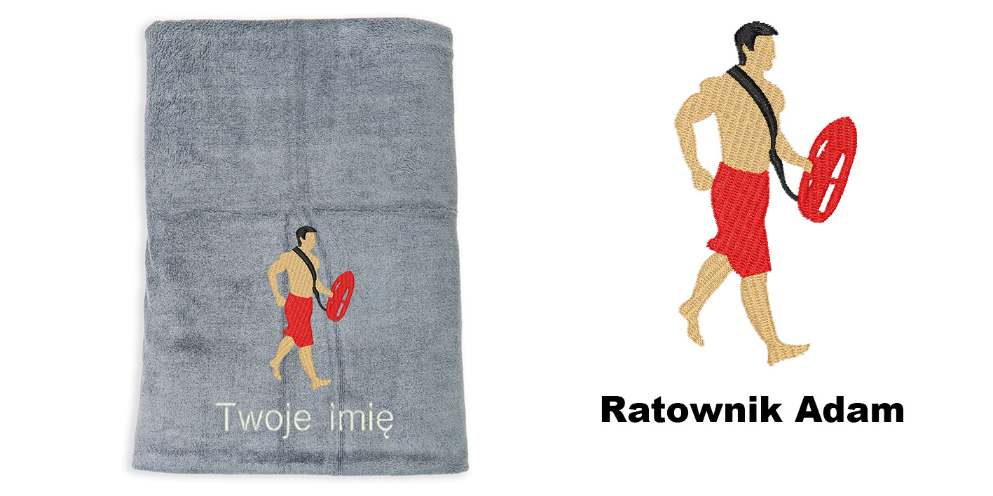 ręcznik szybkoschnący z mikrofibry dla ratownika